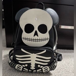 Loungefly Disney Mickey Mouse Skeleton mini Backpack